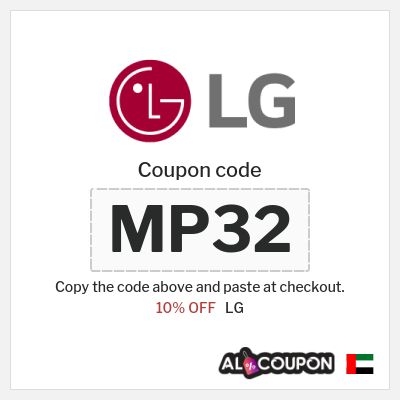 LG Coupon (MP32) LG Promo Code UAE 2026