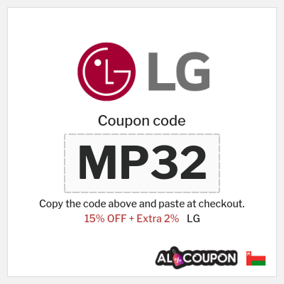 LG Coupon (MP32) LG Promo Code Oman 2026