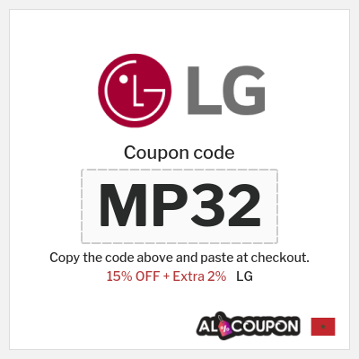 LG Coupon (MP32) LG Promo Code Morocco 2026