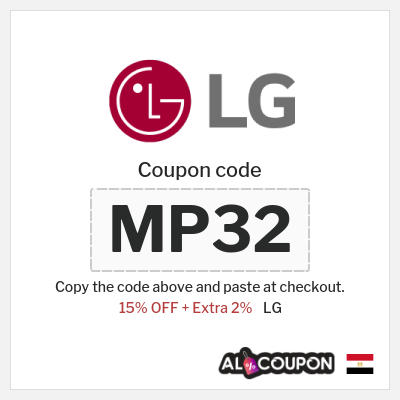 LG Coupon (MP32) LG Promo Code Egypt 2026