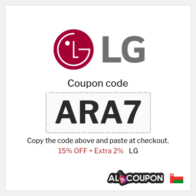 LG Coupon (ARA7) LG Promo Code Oman 2026