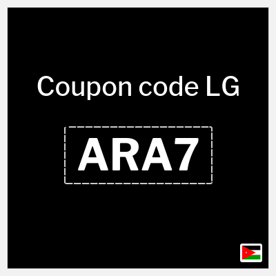 LG Coupon (ARA7) LG Promo Code Jordan 2026