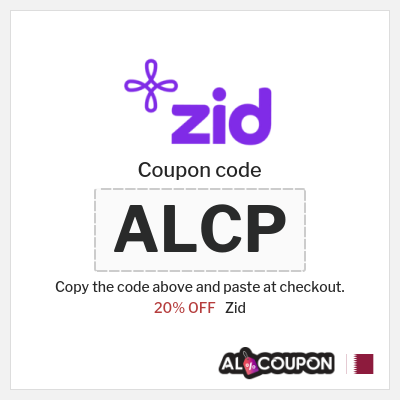 Coupon discount code for Zid 20% OFF