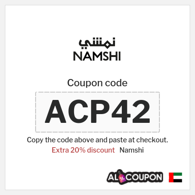Coupon for Namshi (ACP42) Extra 20% discount