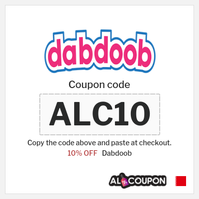 Coupon for Dabdoob (ALC10) 10% OFF