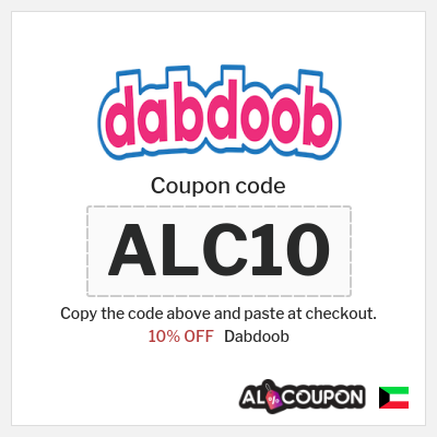Coupon for Dabdoob (ALC10) 10% OFF