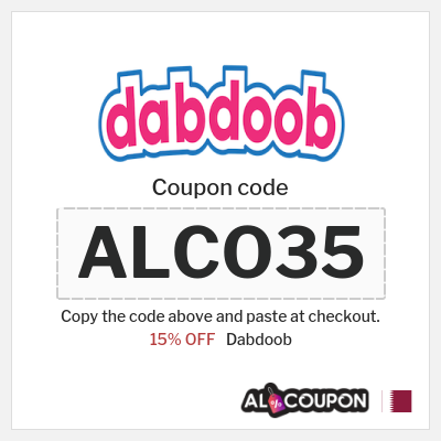 Coupon for Dabdoob (ALCO35) 15% OFF