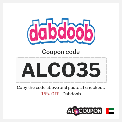 Coupon for Dabdoob (ALCO35) 15% OFF