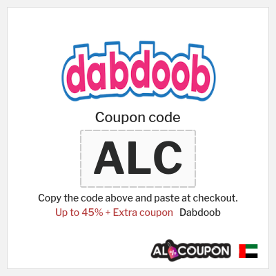 Coupon for Dabdoob (ALC) Up to 45% + Extra coupon