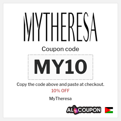 MyTheresa Coupon (MY10) Mytheresa coupon code Jordan