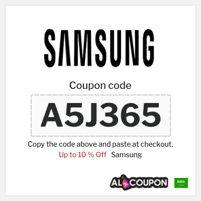 Samsung Coupon (A5J365) Samsung Promotion Code KSA
