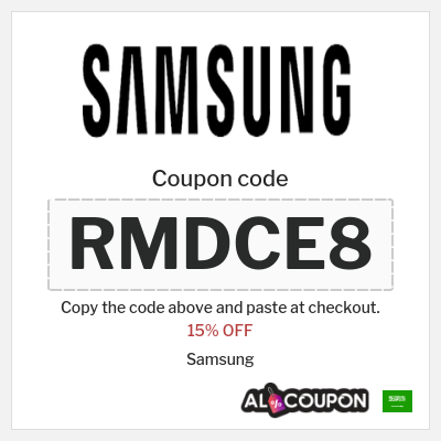 Samsung Coupon (RMDCE8) Samsung code 2025