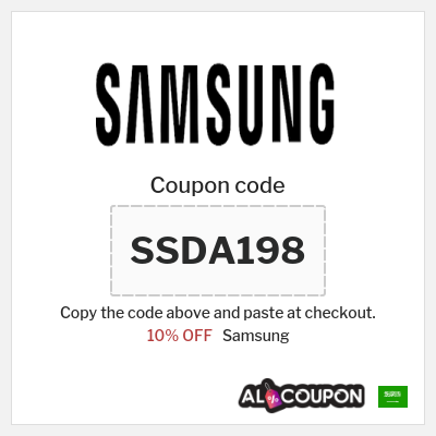 Samsung Coupon (SSDA198) Samsung code 2025