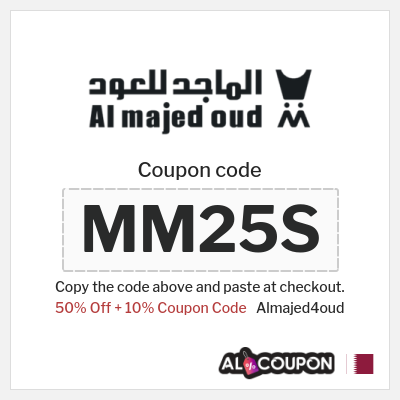 Coupon for Almajed4oud (MM25S) 50% Off + 10% Coupon Code
