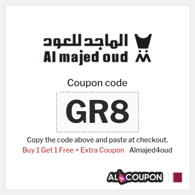 Coupon for Almajed4oud (GR8) Buy 1 Get 1 Free + Extra Coupon