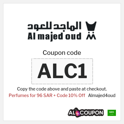 Almajed4oud Coupon (ALC1) Saudi National Day Discounts at Al Majed4Oud