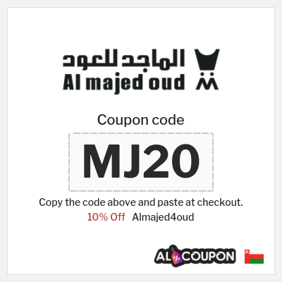 Coupon for Almajed4oud (MJ20) 10% Off