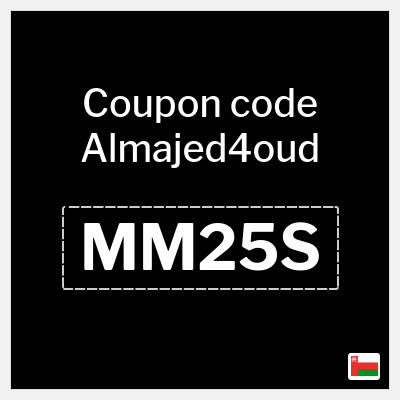 Coupon for Almajed4oud (MM25S) 50% Discount
