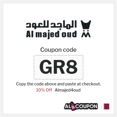 Almajed4oud Coupon (GR8) Al Majed for Oud Discount Code 2026