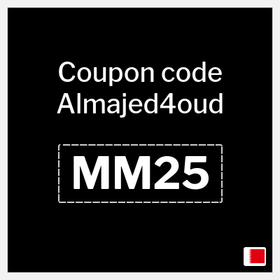 Coupon for Almajed4oud (MM25) 50% Discount