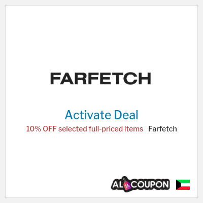 Special Deal for Farfetch 10% OFF selected full-priced items