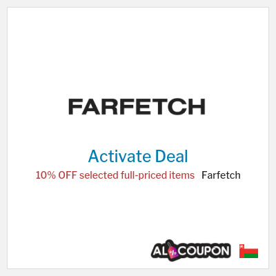 Special Deal for Farfetch 10% OFF selected full-priced items