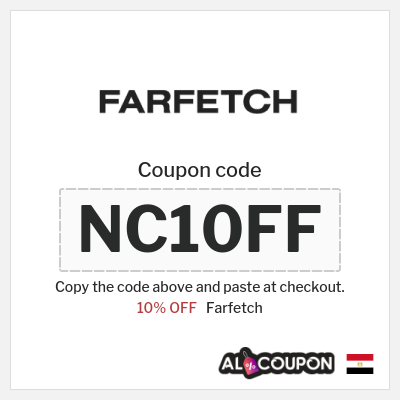 Coupon for Farfetch (NC10FF) 10% OFF