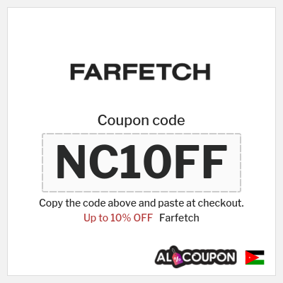 Coupon for Farfetch (NC10FF) Up to 10% OFF