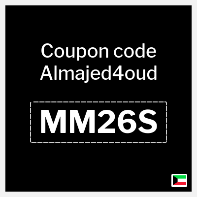 Coupon for Almajed4oud (MM26) 2.5 Kuwaiti dinar Discount
