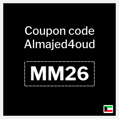 Coupon for Almajed4oud (MM26) Extra 10% OFF