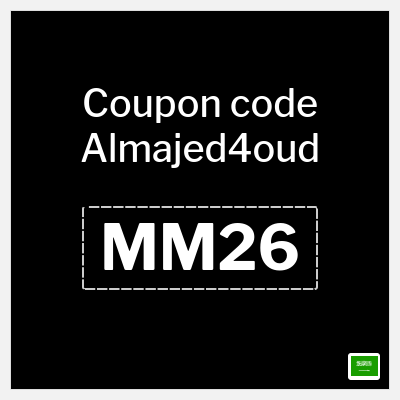 Coupon for Almajed4oud (MM26) 30 Saudi riyal Discount