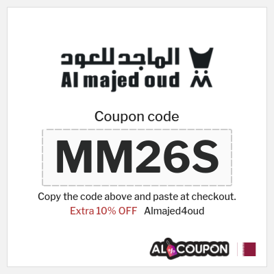 Coupon for Almajed4oud (MM26S) Extra 10% OFF