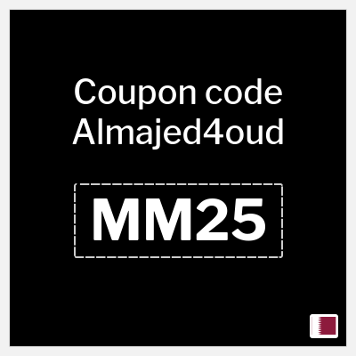 Coupon for Almajed4oud (MM25) Extra 10% OFF