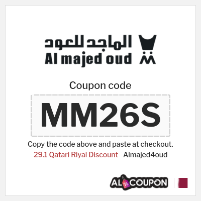 Coupon for Almajed4oud (MM26S) 29.1 Qatari Riyal Discount