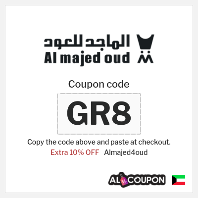 Coupon for Almajed4oud (GR8) Extra 10% OFF