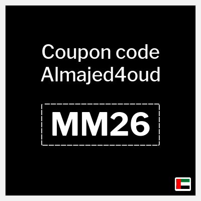 Coupon for Almajed4oud (MM26) 29.4 Dirham Discount