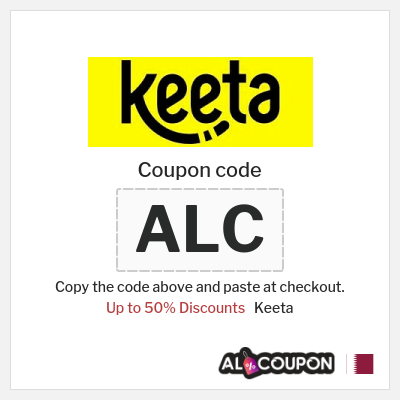 Coupon discount code for Keeta 50% New Users Vouchers