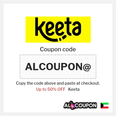 Coupon discount code for Keeta Up to 40% OFF