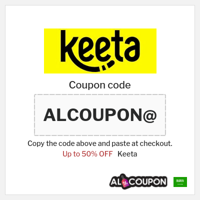 Coupon discount code for Keeta Up to 40% OFF