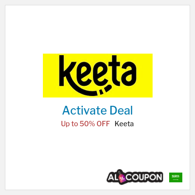 Coupon discount code for Keeta Up to 40% OFF