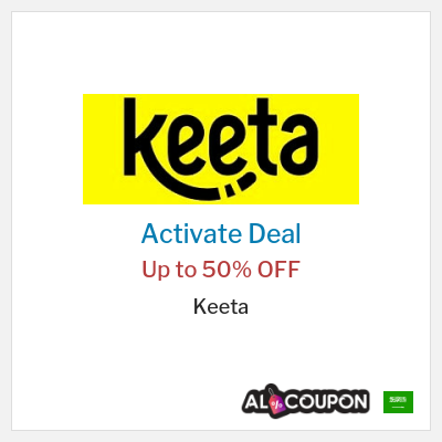 Special Deal for Keeta (ALCOUPON@) Up to 50% OFF