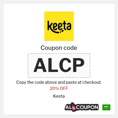 Coupon for Keeta (ALCP) 20% OFF