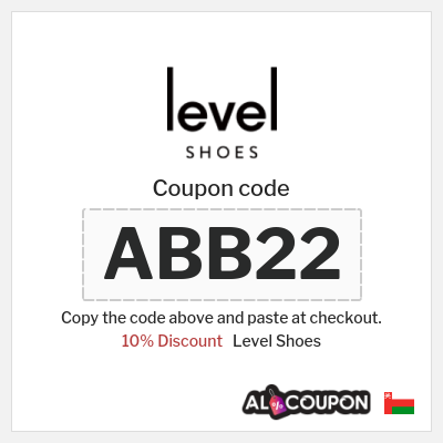 Coupon for Level Shoes (ABB22) 10% Discount