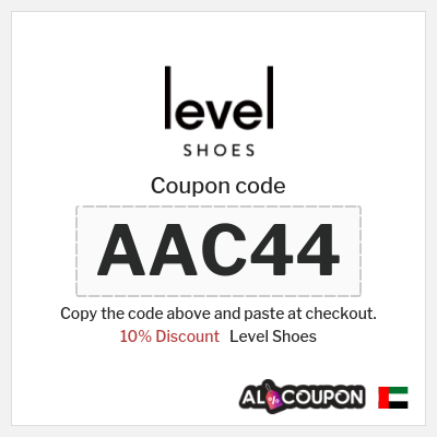 Coupon for Level Shoes (AAC44) 10% Discount