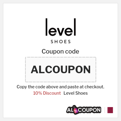 Level Shoes Coupon (ALCOUPON) Level Shoes discount code Qatar