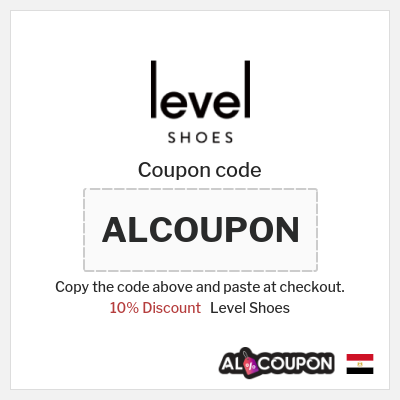 Level Shoes Coupon (ALCOUPON) Level Shoes discount code Egypt