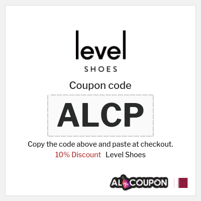 Level Shoes Coupon (ALCP) Level Shoes discount code Qatar