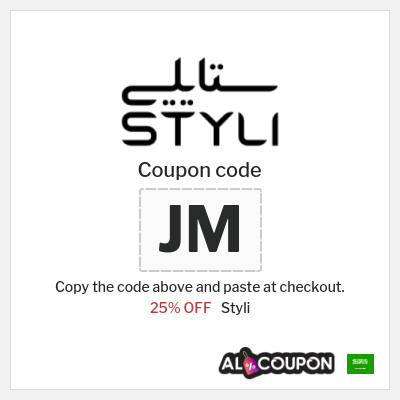 Styli Coupon (JM) Styli promo KSA