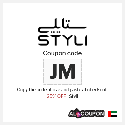 Styli Coupon (JM) Styli promo UAE