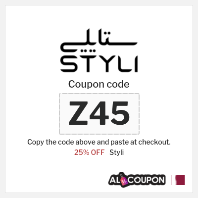 Styli Coupon (Z45) Styli promo Qatar